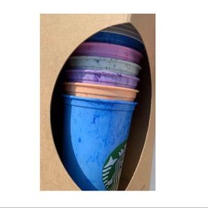 Starbucks set of Reusable marble cups Retired